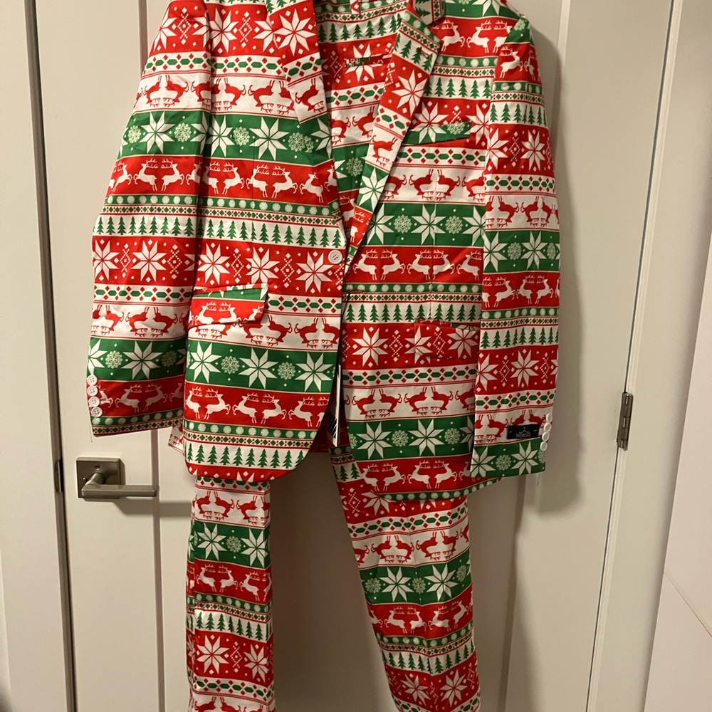 Unisex Ugly Christmas Sweater Suit